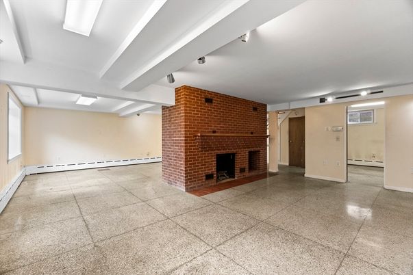 Empty room, Fireplace, Interior, Stone Walls