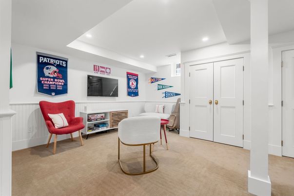 Interior, Living room, Recessed Lighting
