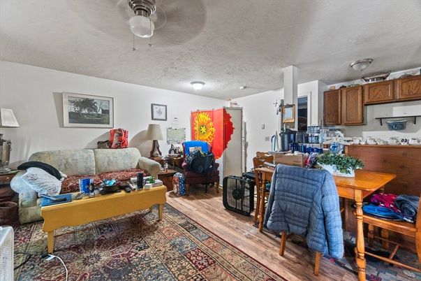 Dining room, Interior, Kitchen, Living room, Wood Texture Flooring