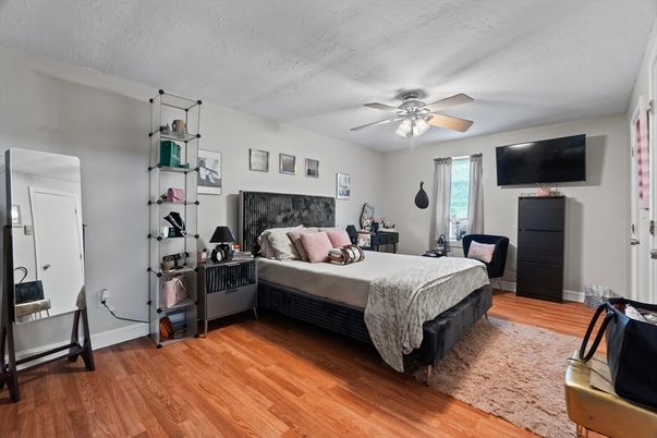 Bedroom, Interior, Wood Texture Flooring