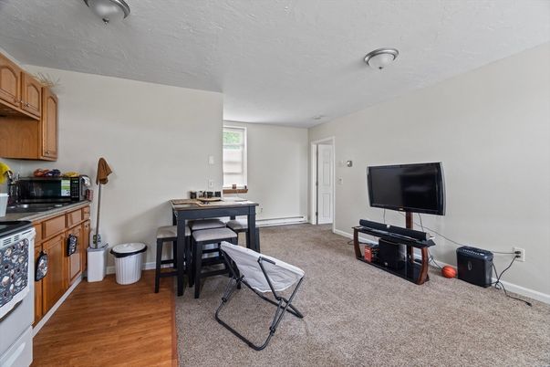 Dining room, Interior, Wood Texture Flooring