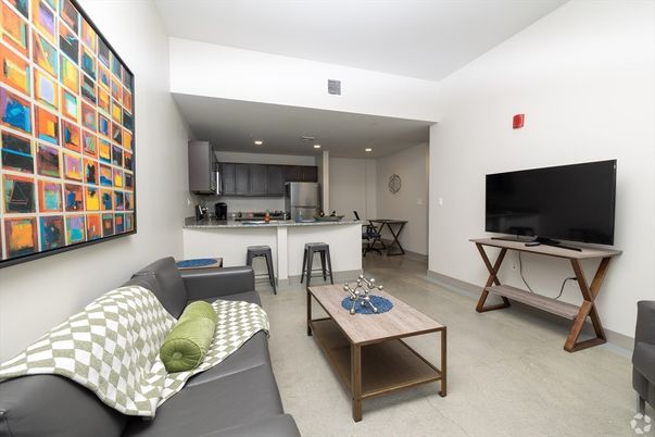 Interior, Kitchen, Living room, Recessed Lighting, Stainless Steel Appliances