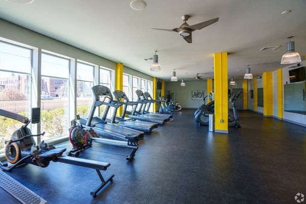 Fitness Equipment, Gym, Interior