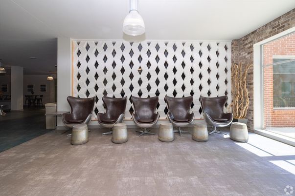 Interior, Pendant Lights, Stone Walls