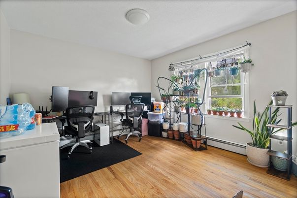 Home Office, Interior, Wood Texture Flooring