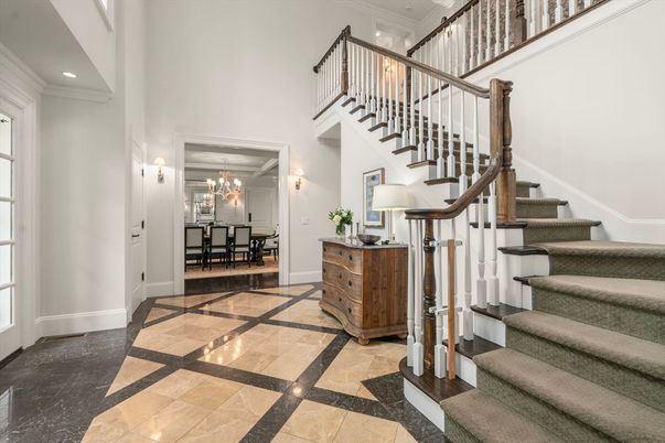 Chandelier, Dining room, Interior, Recessed Lighting