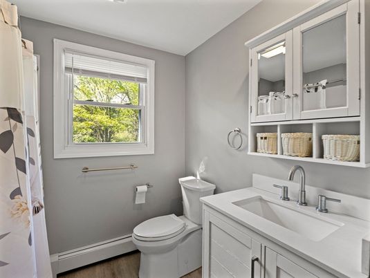 Bathroom, Interior, Wood Texture Flooring