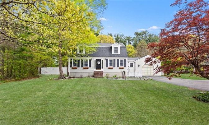 Attached, Backyard, Exterior, Facade, Cape Cod