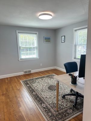 Home Office, Interior, Wood Texture Flooring