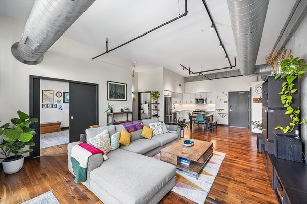 Interior, Kitchen, Living room, Wood Texture Flooring