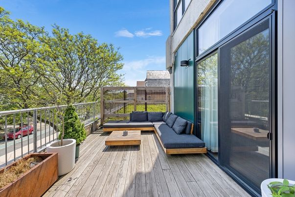 Exterior, Wood Texture Flooring
