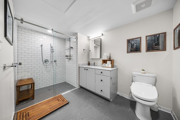 Bathroom, Glass Shower, Interior