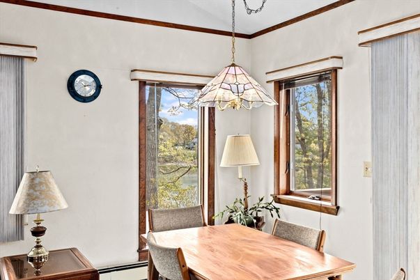 Dining room, Interior, Wooden Beams