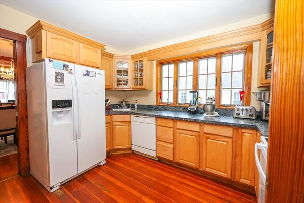 Interior, Kitchen, Wood Texture Flooring