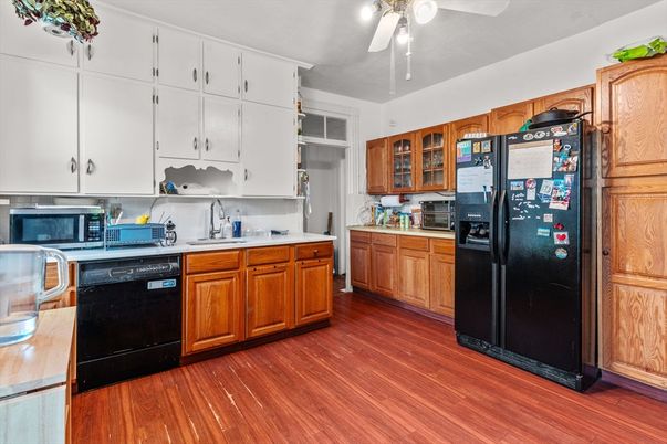 Interior, Kitchen, Wood Texture Flooring