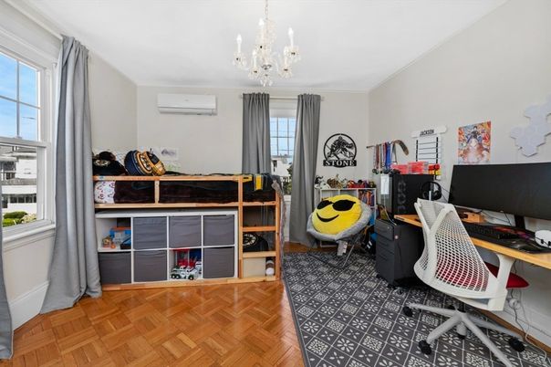 Chandelier, Home Office, Interior, Wood Texture Flooring