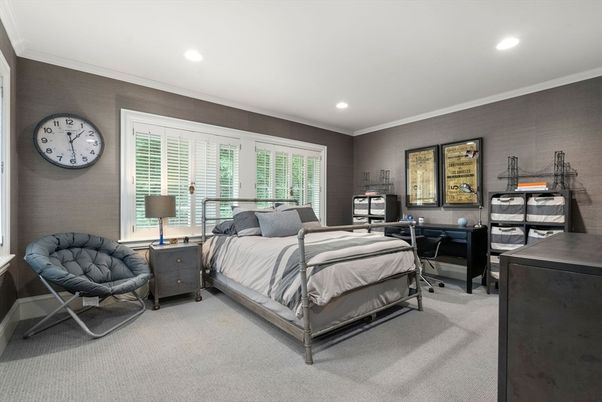 Bedroom, Home Office, Interior, Recessed Lighting