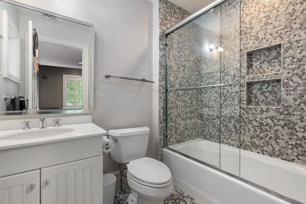 Bathroom, Glass Shower, Interior