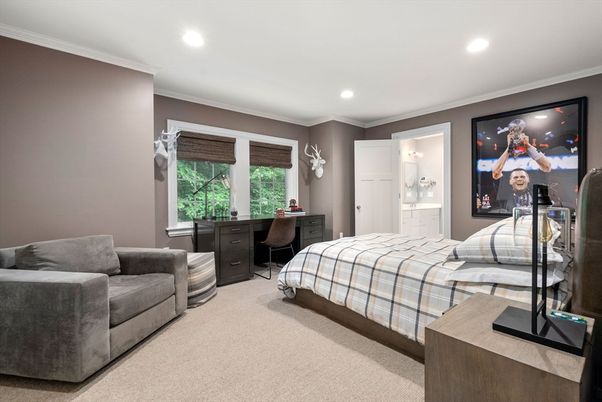 Bedroom, Home Office, Interior, Recessed Lighting
