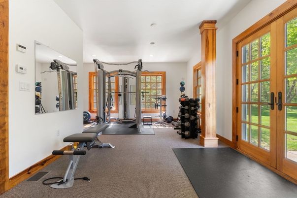Fitness Equipment, Interior, Recessed Lighting