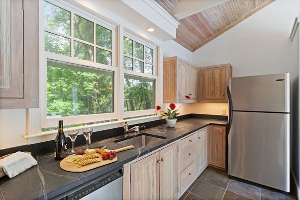 Interior, Kitchen, Recessed Lighting, Stainless Steel Appliances