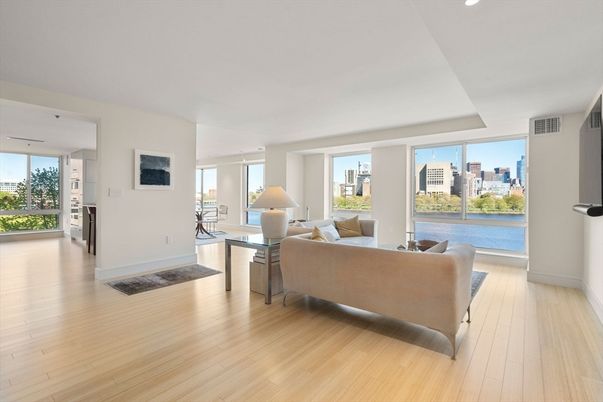 Interior, Living room, Recessed Lighting, Water, Wood Texture Flooring