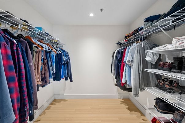 Interior, Recessed Lighting, Walk-in Closets, Wood Texture Flooring