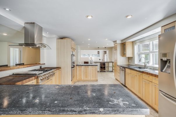 Interior, Kitchen, Recessed Lighting, Stainless Steel Appliances