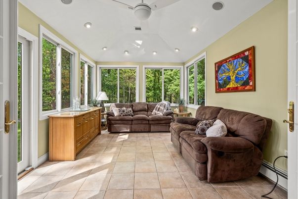 Interior, Living room, Recessed Lighting