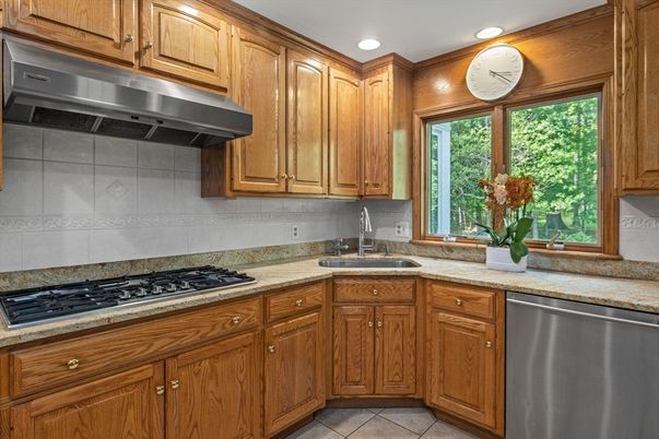 Interior, Kitchen, Recessed Lighting, Stainless Steel Appliances