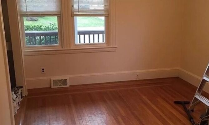 Empty room, Interior, Wood Texture Flooring