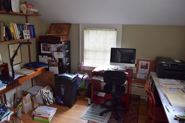 Home Office, Interior, Wood Texture Flooring