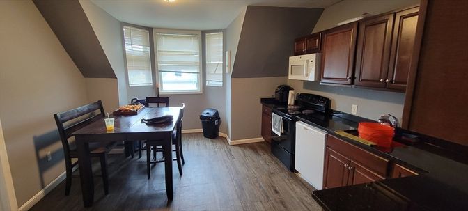 Dining room, Interior, Kitchen, Wood Texture Flooring