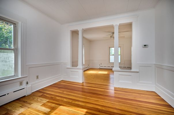Empty room, Interior, Wood Texture Flooring