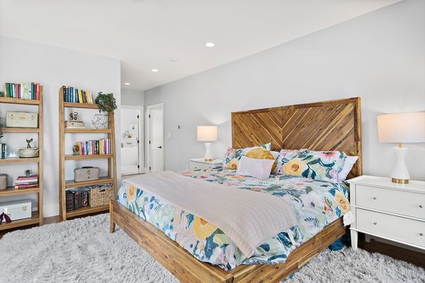 Bedroom, Interior, Recessed Lighting