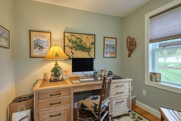 Home Office, Interior, Wood Texture Flooring