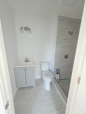 Bathroom, Glass Shower, Interior, Marble, Marble Walls