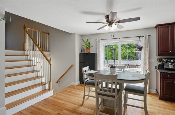 Dining room, Interior, Wood Texture Flooring