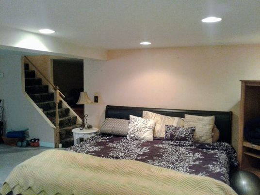 Bedroom, Interior, Recessed Lighting