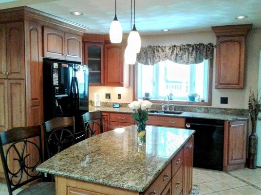 Interior, Kitchen, Pendant Lights, Recessed Lighting