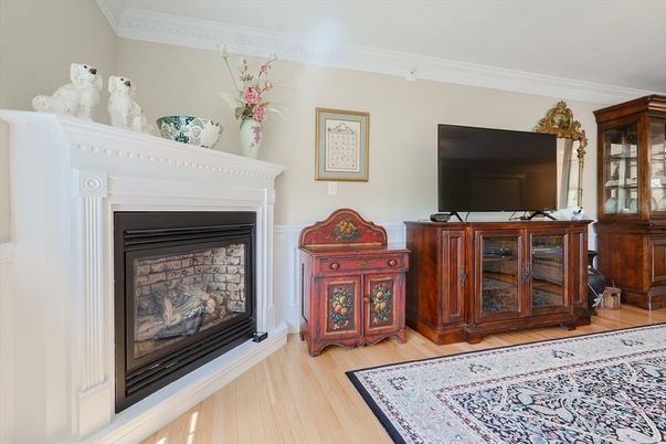 Fireplace, Interior, Wood Texture Flooring