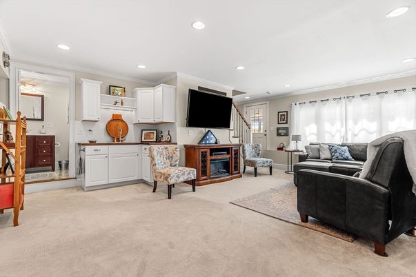 Interior, Living room, Recessed Lighting