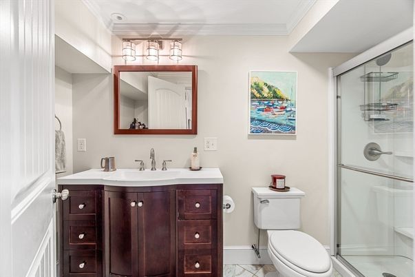 Bathroom, Glass Shower, Interior