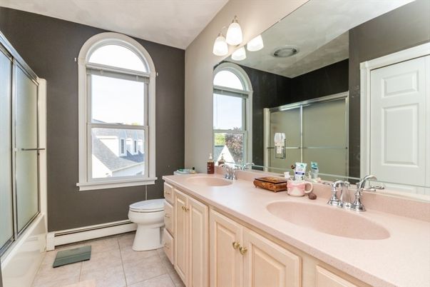 Bathroom, Dual Sink Vanities, Glass Shower, Interior