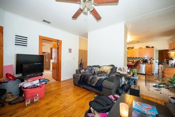 Dining room, Interior, Kitchen, Living room, Wood Texture Flooring