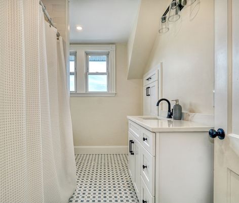 Bathroom, Interior, Recessed Lighting