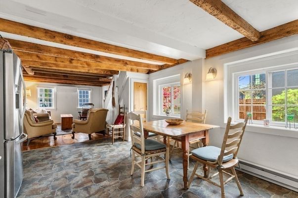 Dining room, Interior, Living room, Wooden Beams