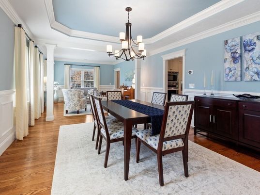 Chandelier, Dining room, Interior, Living room, Wood Texture Flooring