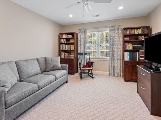 Interior, Living room, Recessed Lighting