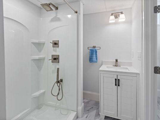 Bathroom, Glass Shower, Interior